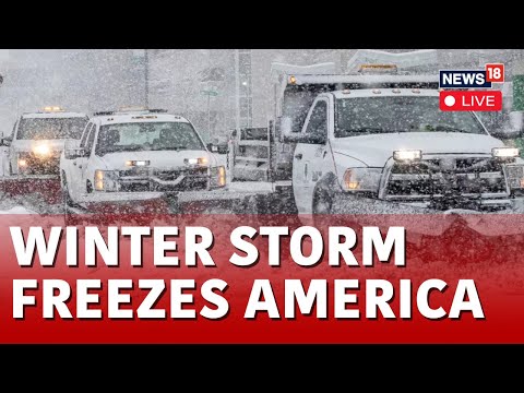 Powerful Winter Storm In US Unleashes Snow, Freezing Temperatures LIVE | USA News LIVE | N18L