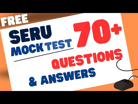 70+ SERU TFL Multiple Choice | SERU tfl MOCK Test practice | SERU Questions Answers