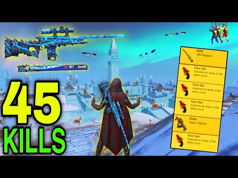 Wow!🔥NEW BEST AGGRESSIVE RUSH GAMEPLAY With 45KILLS IN 1 MATCHES SAMSUNG,A7,A8,J2,J3,J4,J5,J6,J7,XS