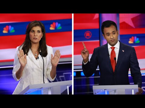 Eye rolls and finger pointing, Haley and Ramaswamy trade jabs at third GOP presidential debate