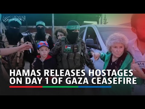 Hamas releases hostages, including Filipino, on Day 1 of Gaza ceasefire