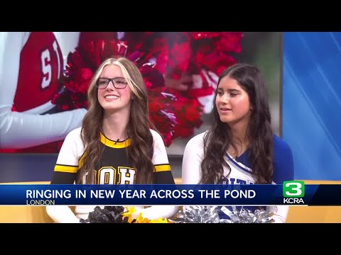 Sacramento-area high school cheerleaders perform in London New Year's Day Parade