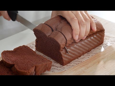 Ready In 5 Minutes! Super Fluffy Chocolate Loaf Cake