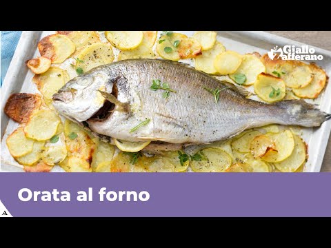 ORATA AL FORNO CON PATATE