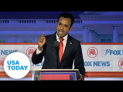 RNC debate: Vivek Ramaswamy, Mike Pence, debate outsider vs. experience | USA TODAY