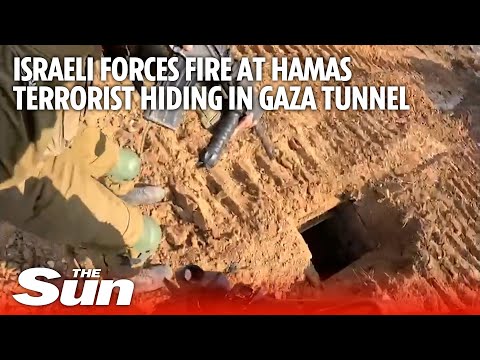 IDF soldiers fire at Hamas gunman hiding in tunnel in Gaza