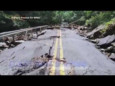 Flooding and landslides sweep through parts of New Jersey after severe weather