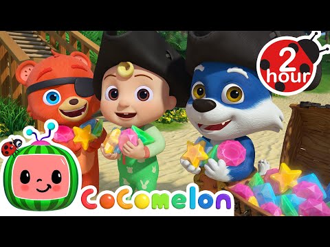 Pirate Treasure Song + More CoComelon Animal Time | 2 Hour CoComelon Nursery Rhymes