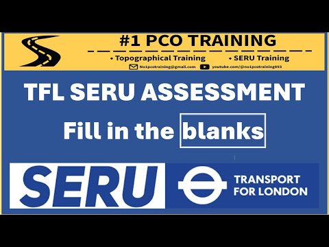 TFL SERU ASSESSMENT - FILL IN THE BLANKS / MOST COMMON EXAM QUESTIONS WITH EXPLANATION