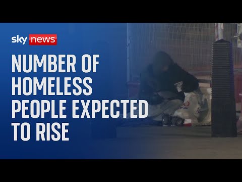 Homelessness: Number of people living rough expected to increase significantly