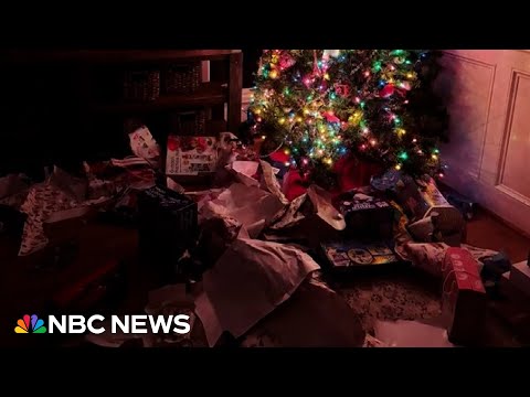 Parents describe moment they found son unwrapping Christmas presents at 3 a.m.