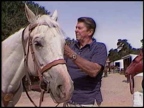 President Reagan and Nancy Reagan at Rancho Del Cielo on September 1, 1982