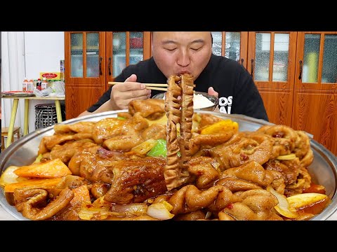 15kg of fat sausage, A Qiang makes &rdquo;slippery fat sausage&rdquo;, spicy Q plays down a mouthful of fresh a