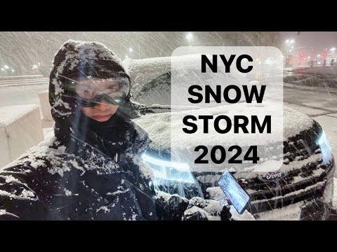 LIVE NYC Snow Storm 2024