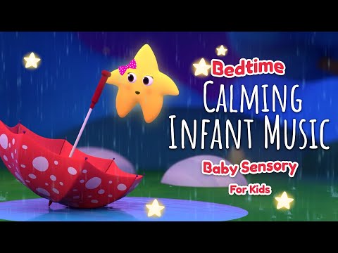 Rain Rain Go Away! - Calming Sensory Animation - Baby Songs &ndash; Infant Visual Stimulation🌙✨