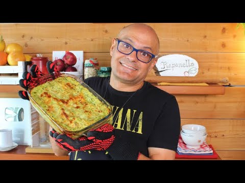 LASAGNA CREMOSA di  ZUCCHINE e  FORMAGGIO ricetta lasagne di zucchine come fare lasagna di zucchine