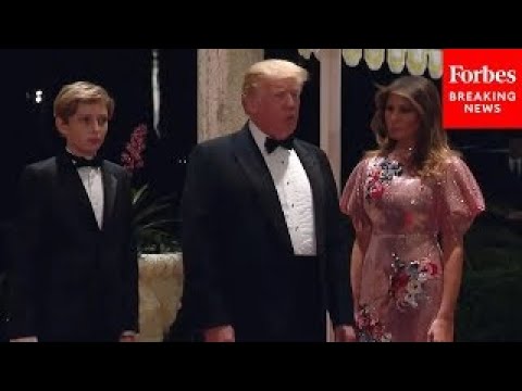 FLASHBACK: President Trump Attends New Year's Eve Ball At Mar-A-Lago In 2017