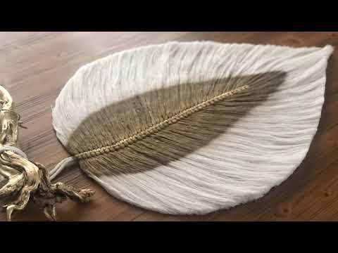 Bozulmayan  Yaprak Makrome Nasıl Yapılır? / How to Make a Macrame Leaf ?/ Yaprak Makrome