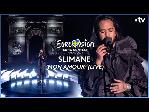 Slimane - Mon Amour | 🇫🇷 France | 1st live performance / Eurovision 2024 - Eurovision France