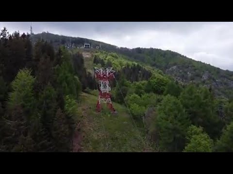 Funivia del Mottarone, il video dal drone mostra la distanza percorsa dalla cabina