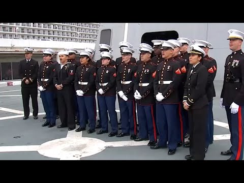 USS New York crew counts down to NYC Veterans Day Parade