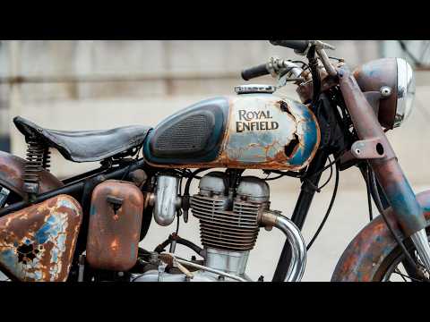 Old Bullet  Full Restoration | Royal Enfield Bullet modification 🔴