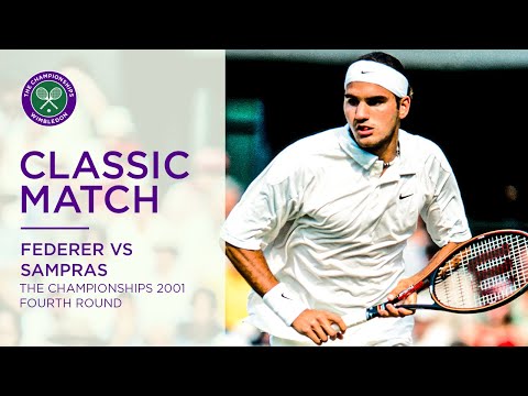 Roger Federer vs Pete Sampras | Wimbledon 2001 fourth round | Full Match