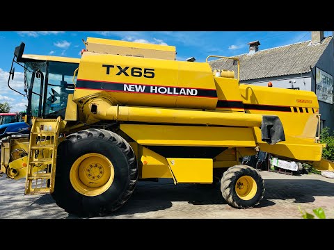 KOMBAJN NEW HOLLAND TX65, heder 6m z w&oacute;zkiem, 235KM, prezentacja/review, for sale *PESTROL*