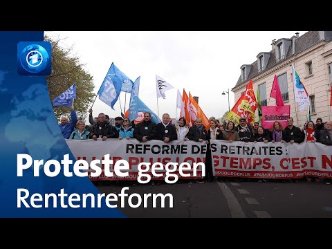 Streiks in Frankreich: Proteste gegen Rentenreform rei&szlig;en nicht ab