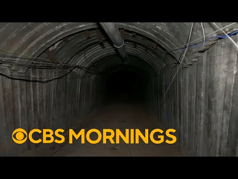 Charlie D'Agata goes inside a massive Hamas tunnel discovered in Gaza