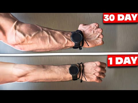 Get Bigger FOREARMS At HOME In 30 DAYS! ( WORKOUT WITHOUT IRON! )