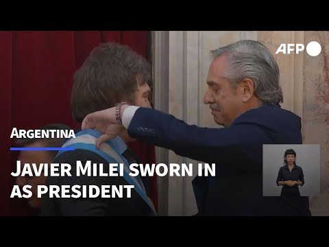 Javier Milei sworn in as Argentina's president | AFP