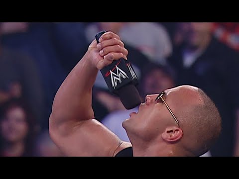 The Rock returns to help Mick Foley: Raw, December 8, 2003