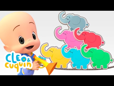 Surprise Eggs: Learn to count singing the Elephant's Song | Children Songs and Educational Videos