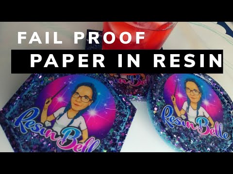 Fail Proof Technique for Sealing Paper in Resin