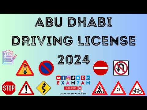 ABU DHABI DRIVING LICENSE THEORY TEST | COMPLETE 2024 | QUESTIONS AND ANSWERS | DRIVING LICENSE |