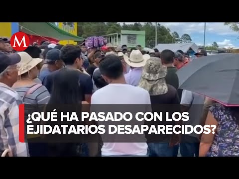 Pobladores esperan justicia por ejidatarios desaparecidos en Chiapas