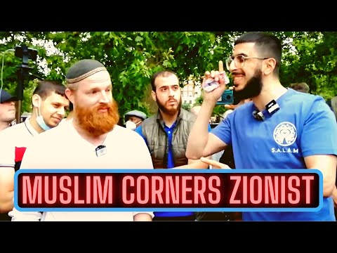 MUSLIM HUMILIATES ZIONIST SPEECHLESS - SPEAKERS CORNER