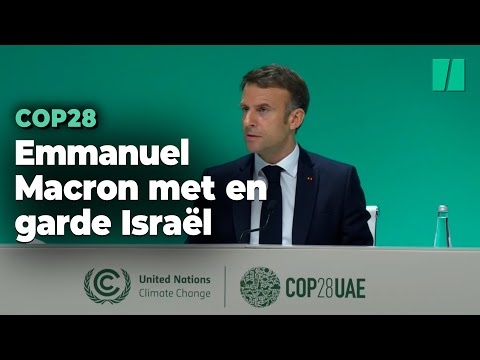 Emmanuel Macron met en garde Isra&euml;l et son &laquo; objectif &raquo; de d&eacute;truire le Hamas