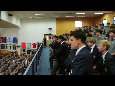 Farewell Haka to PNBHS Year 13 leavers 2022