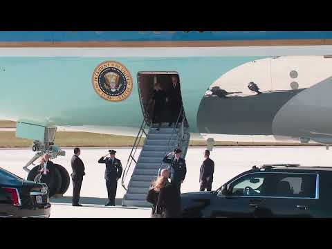 President Biden, first lady, Clintons, Michelle Obama arrive in Atlanta for Rosalynn Carter tribute