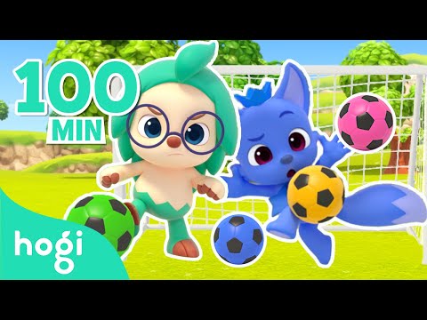 [for TV] Learn Colors with Soccer Balls and More｜Color Balls｜Soccer Special ⚽️ 🏆｜Pinkfong &amp; Hogi