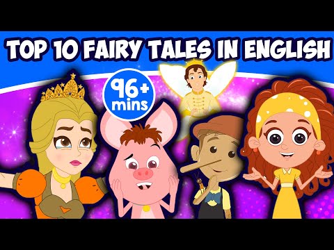 Top 10 Fairy Tales In English - Story In English | English Story | Stories For Kids | Fairy Tales