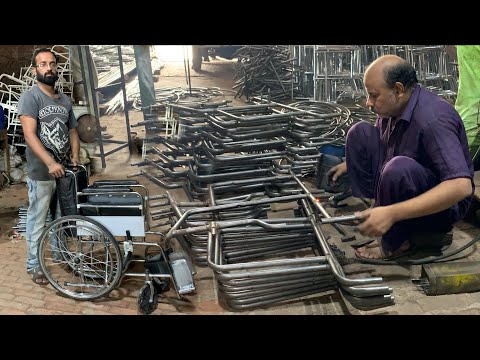 Mass Production Process of Wheelchair in Factory | DIY Manual Wheelchair | Wheelchair Manufacturing