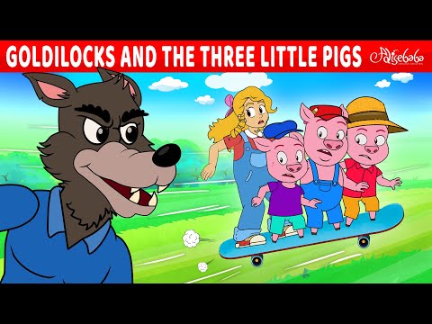 Goldilocks and The Three Little Pigs | Bedtime Stories for Kids in English | Fairy Tales