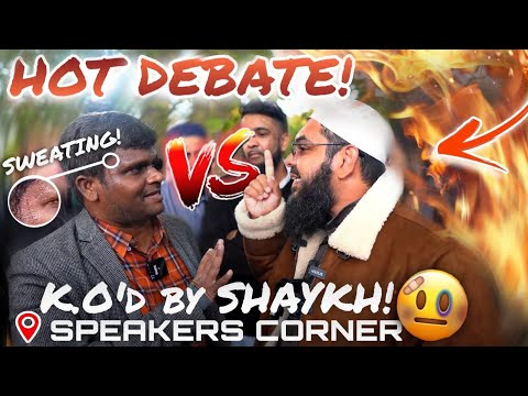 HOT DEBATE: INDIAN Preacher K.O'd by Shaykh Uthman at Speakers Corner!