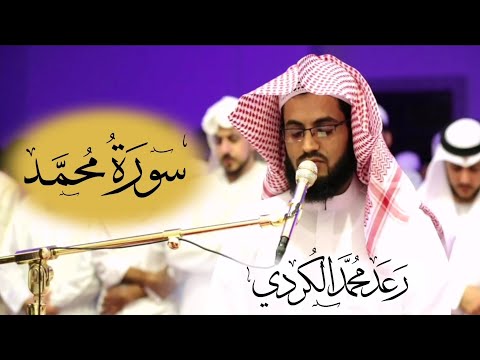 تلاوة مليئة بالترنم ۝سورة محمد كاملة للقارئ الشيخ رعد الكردي ليلة ٢٧رمضان١٤٤٠/٢٠١٩