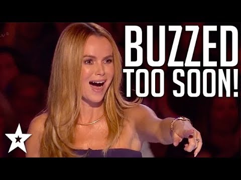 When Judges BUZZ Too Soon! | Britain's Got Talent | Got Talent Global