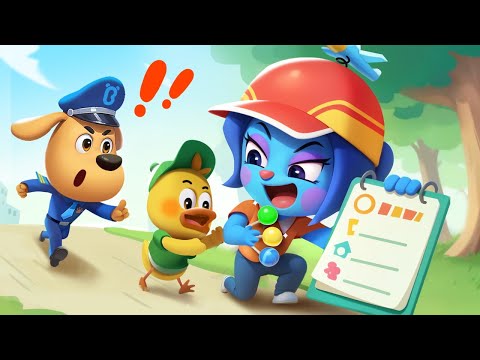 Beware of Survey Scams | Safety Education | Kids Cartoon | Sheriff Labrador Police Cartoon