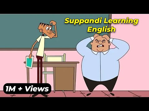 Suppandi Learning English | Funny English Class | Animated Story - Cartoon Stories - Funny Cartoons